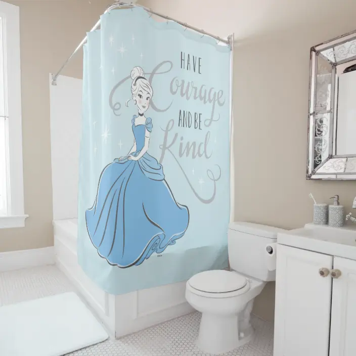 Detail Cinderella Shower Curtain Nomer 24