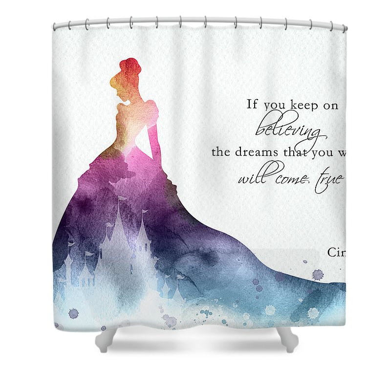 Detail Cinderella Shower Curtain Nomer 53