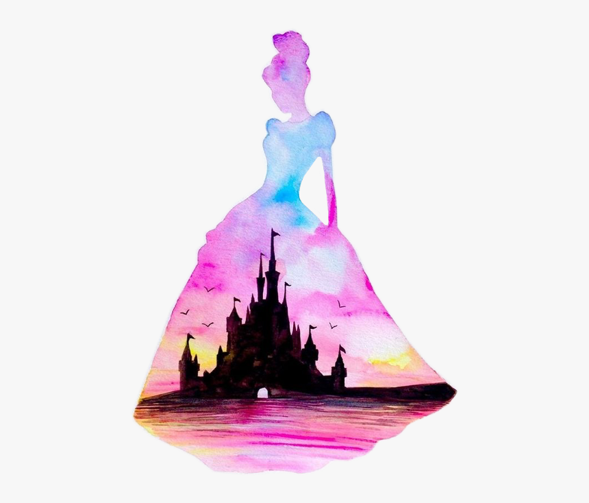 Detail Cinderella Silhouette Painting Nomer 11