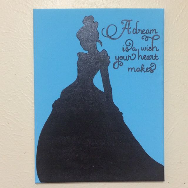 Detail Cinderella Silhouette Painting Nomer 19