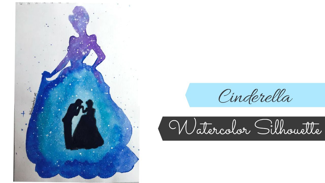 Detail Cinderella Silhouette Painting Nomer 23