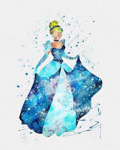 Detail Cinderella Silhouette Painting Nomer 41