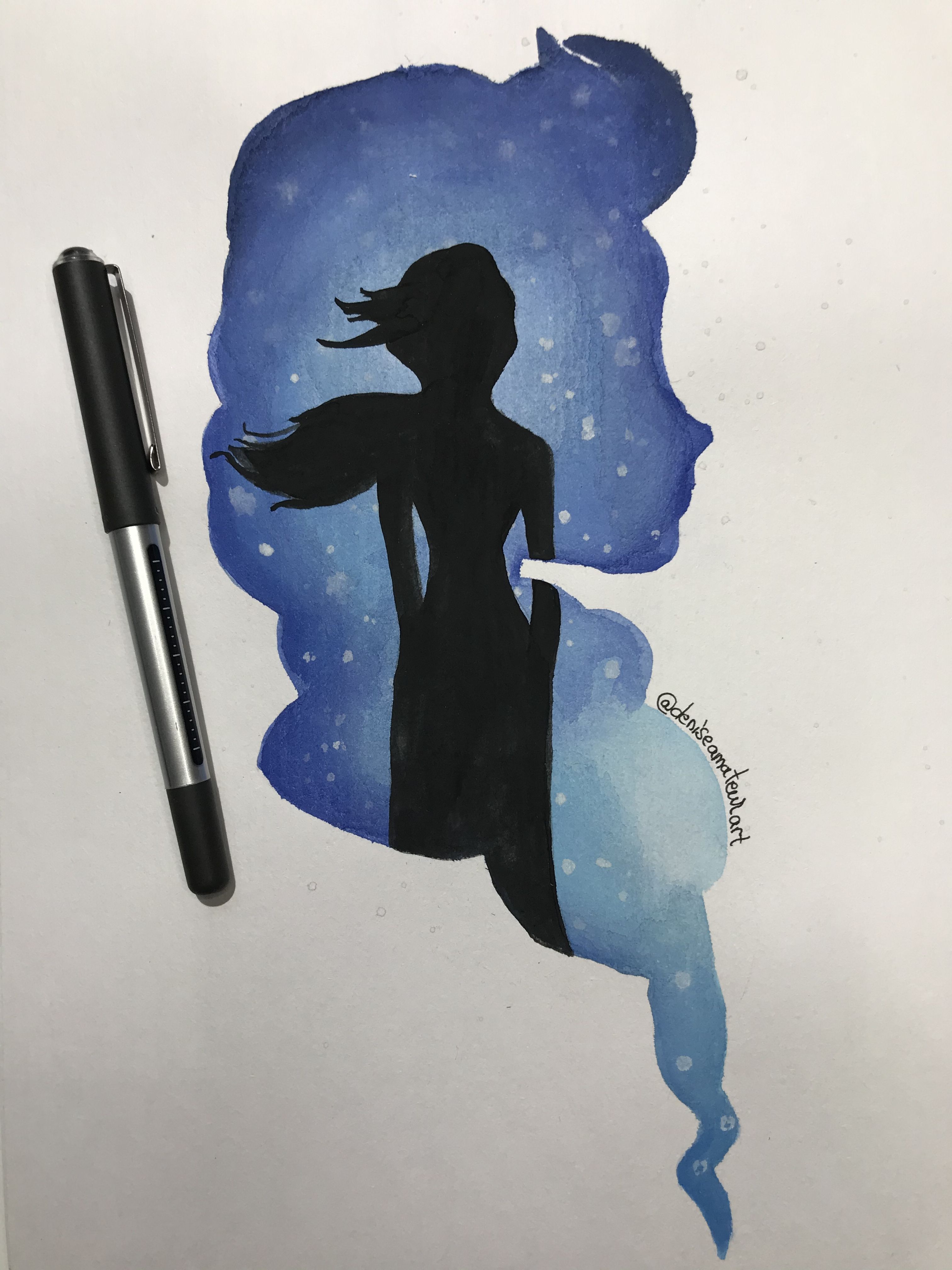 Detail Cinderella Silhouette Painting Nomer 50