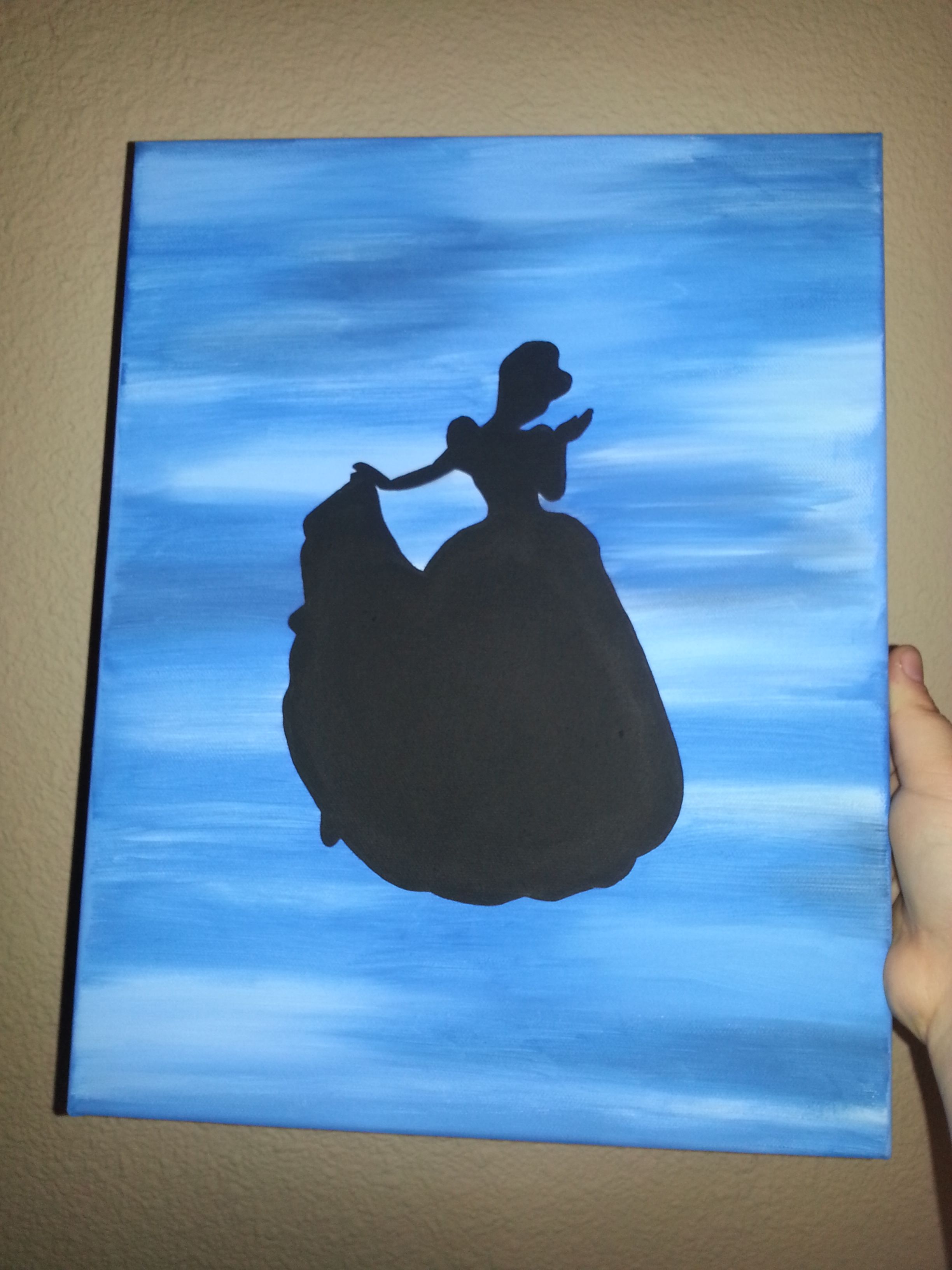 Detail Cinderella Silhouette Painting Nomer 7