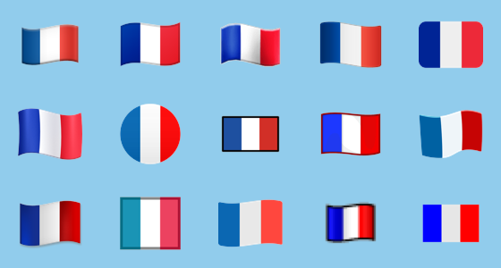 Detail French Flag Emoji Nomer 12