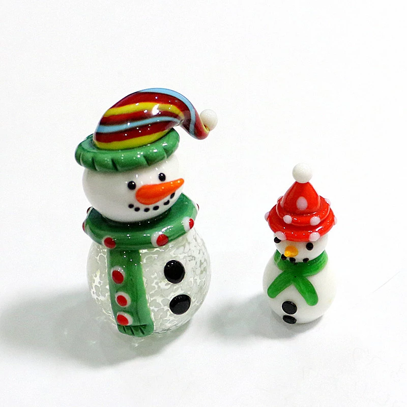 Detail Schneemann Glas Nomer 6