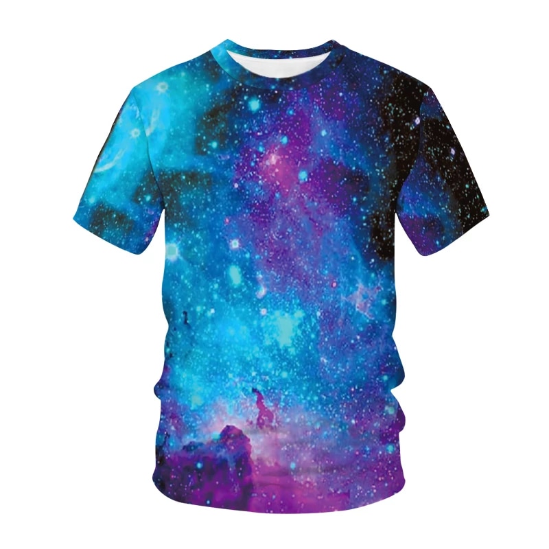 Detail Space Galaxy Shirt Nomer 3