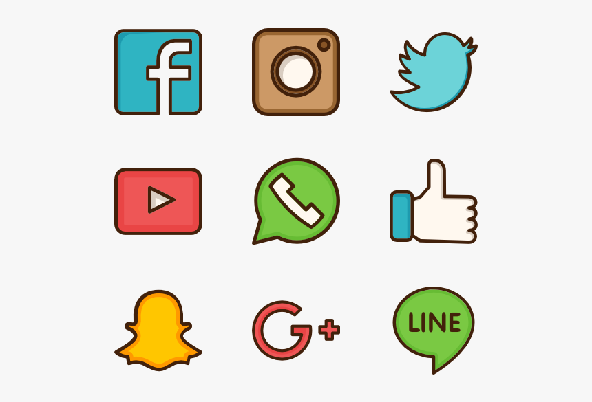 Detail Symbol Social Media Nomer 2