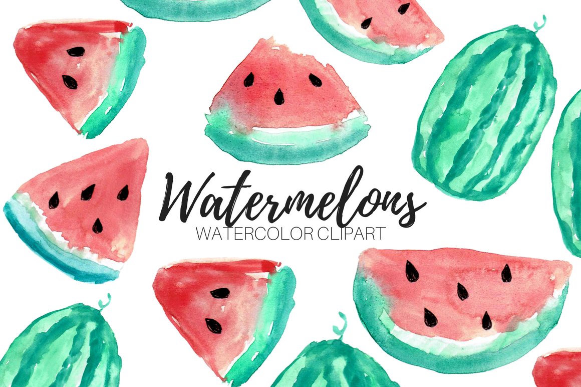 Detail Aquarell Watermelon Nomer 13