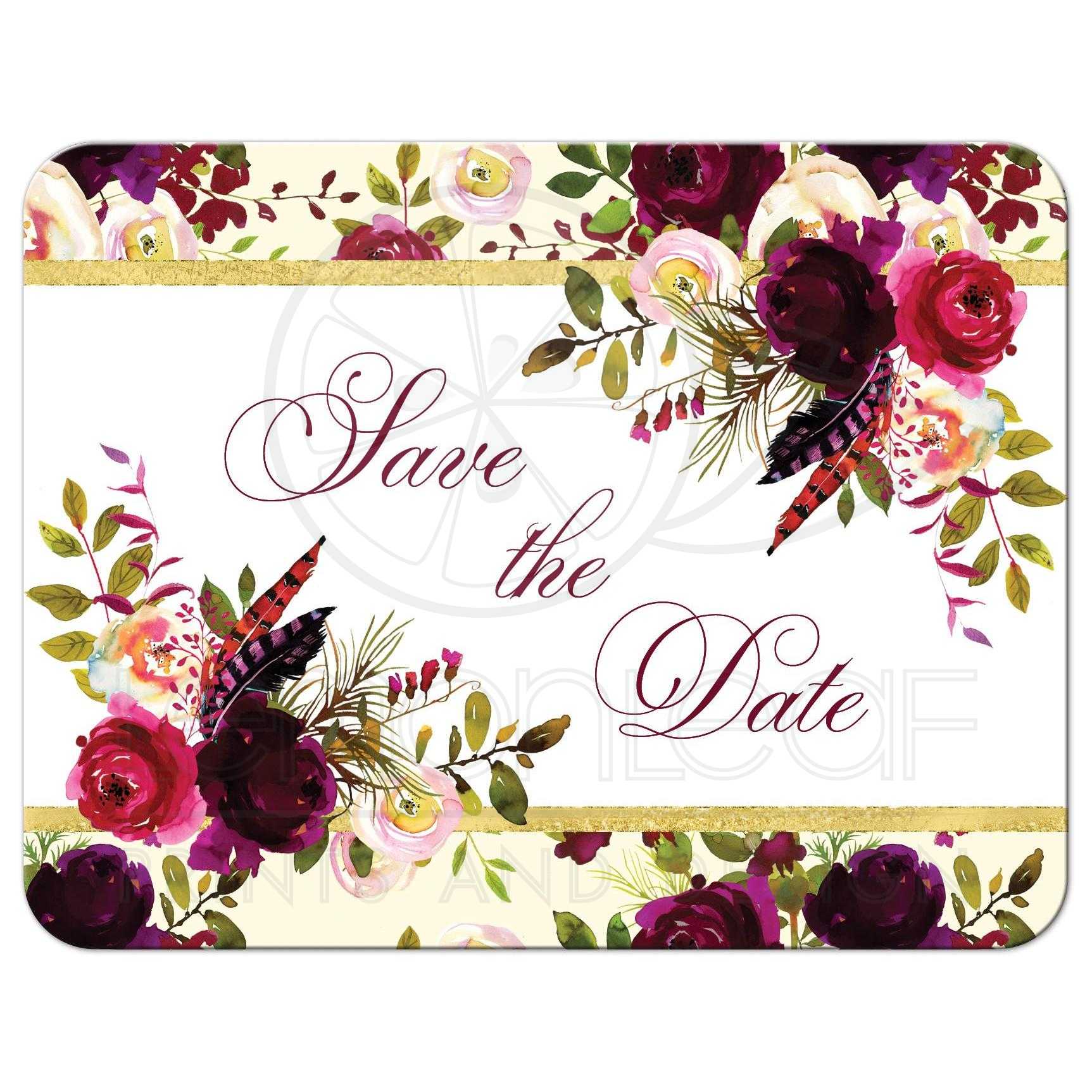 Boho Save The Date - KibrisPDR