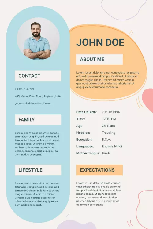 Detail Gambar Biodata Nomer 23