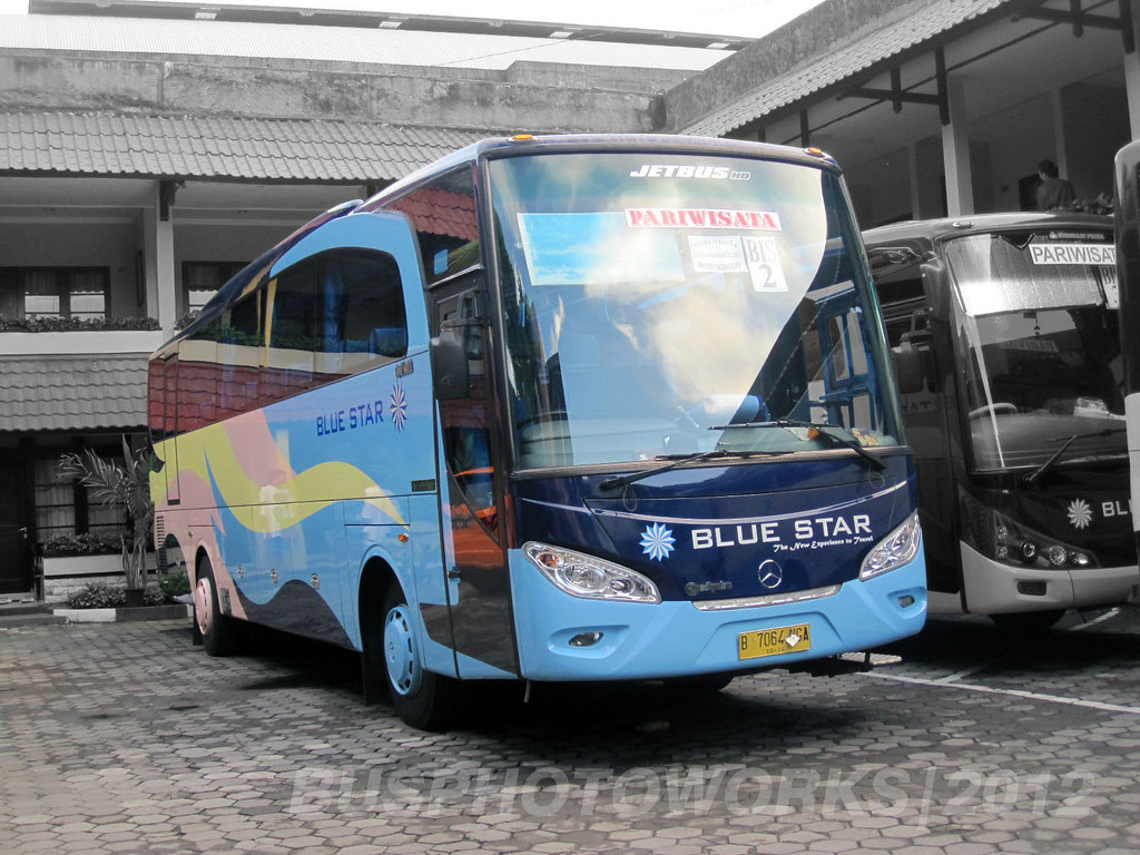 Detail Gambar Bis Blue Start Nomer 50