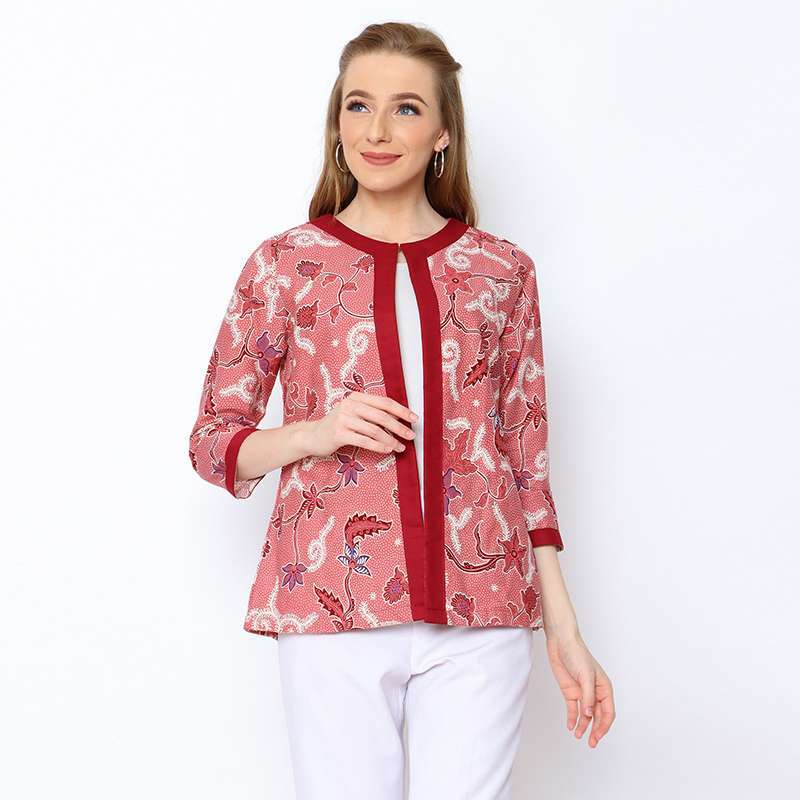 Detail Gambar Blazer Batik Wanita Nomer 38