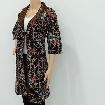 Detail Gambar Blazer Batik Wanita Nomer 44