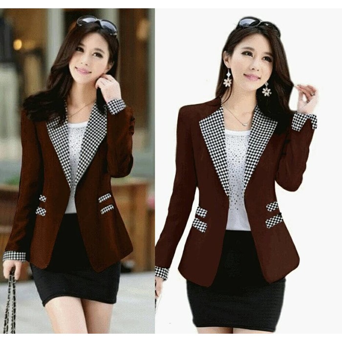 Detail Gambar Blazer Wanita Modern Nomer 6