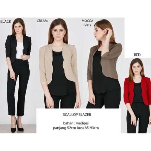 Detail Gambar Blazer Wanita Modern Nomer 7