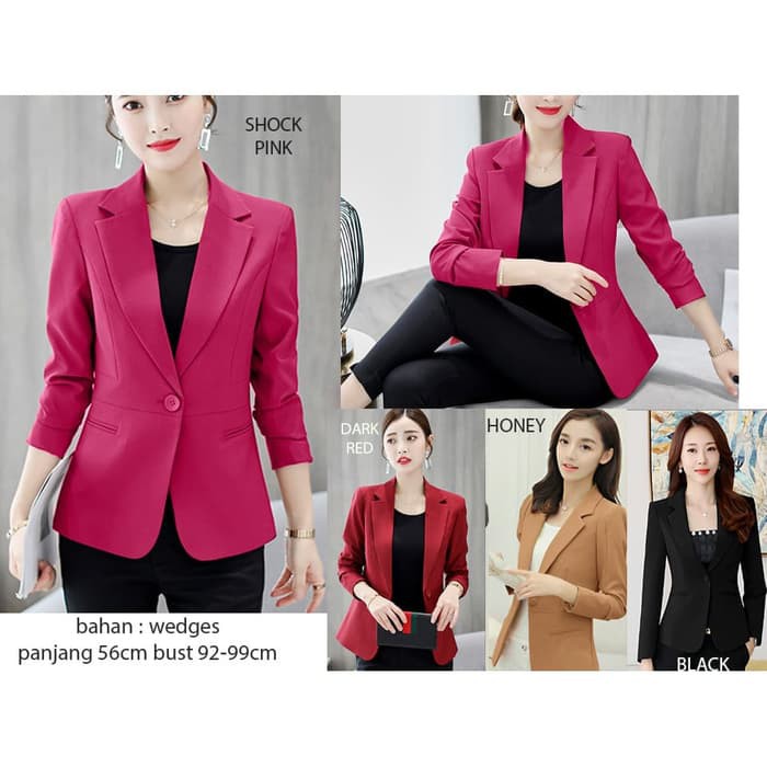 Detail Gambar Blazer Wanita Modern Nomer 8