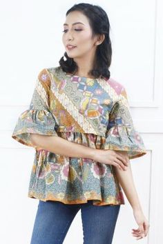 Detail Gambar Blouse Batik Nomer 6