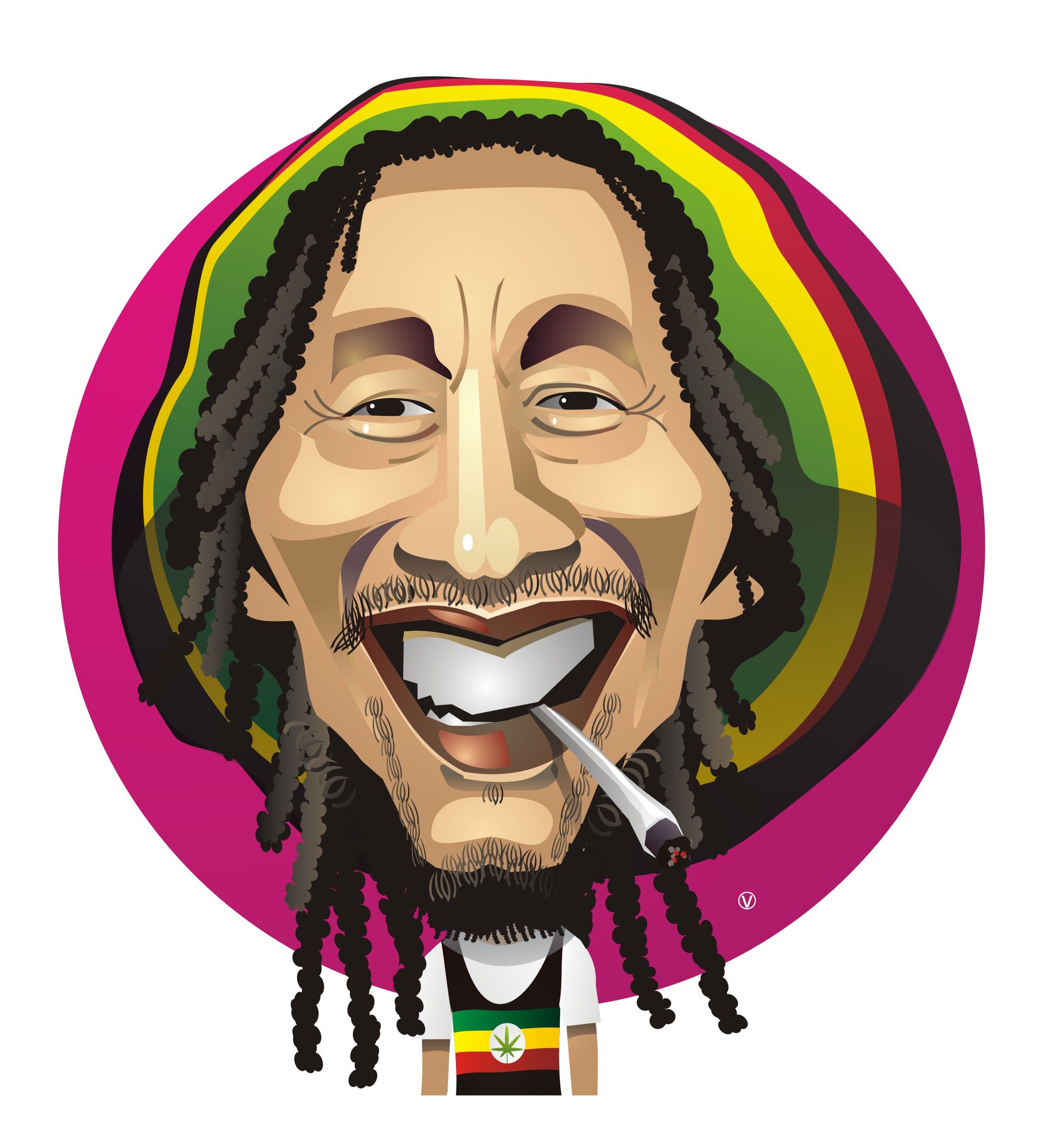 Gambar Bob Marley Karikatur - KibrisPDR