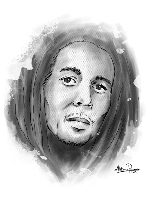 Detail Gambar Bob Marley Karikatur Nomer 11