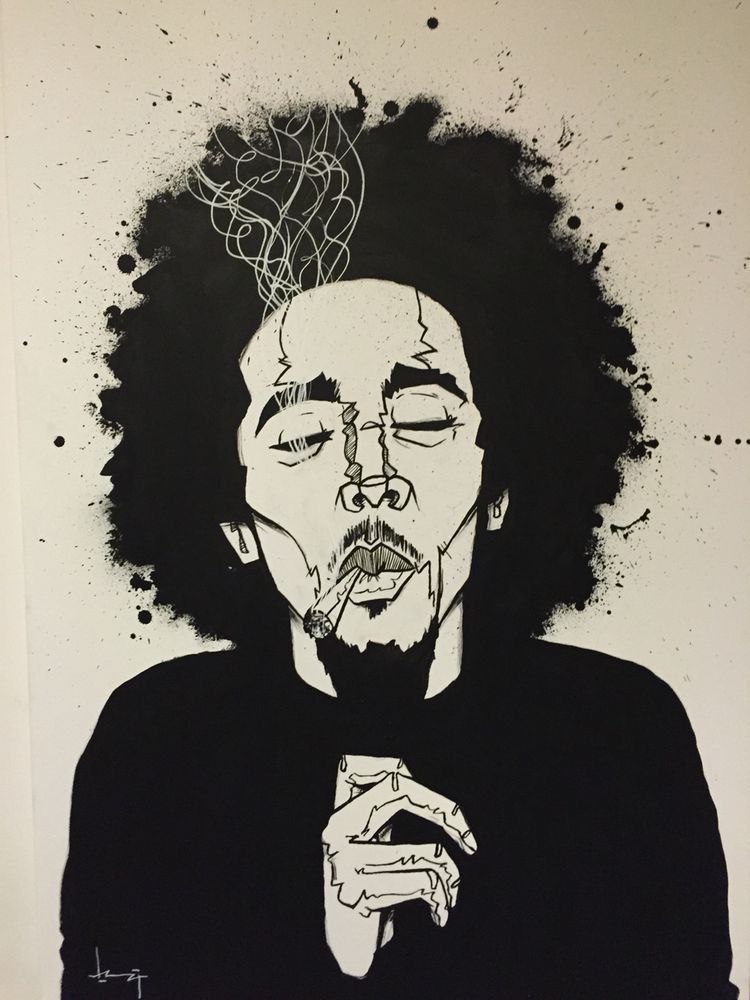 Detail Gambar Bob Marley Lukisan Nomer 13