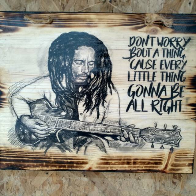 Detail Gambar Bob Marley Lukisan Nomer 15