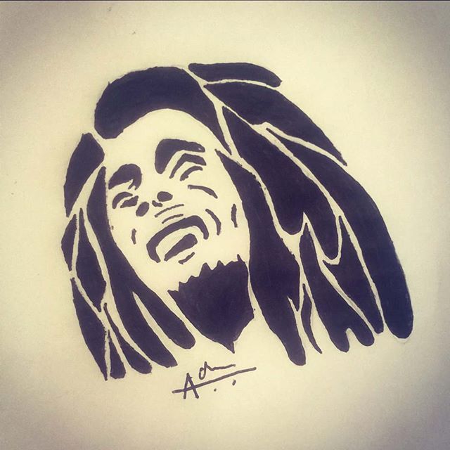 Detail Gambar Bob Marley Lukisan Nomer 21