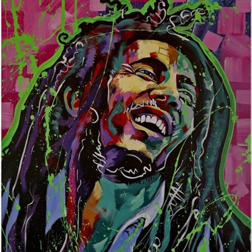 Detail Gambar Bob Marley Lukisan Nomer 24