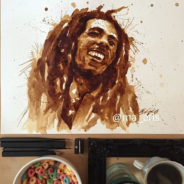 Detail Gambar Bob Marley Lukisan Nomer 41