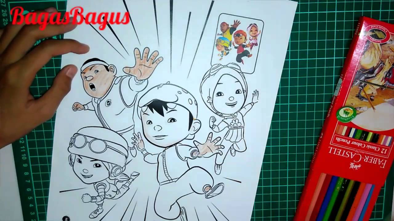 Detail Gambar Boboiboy Galaxy Lomba Mewarnai Nomer 12