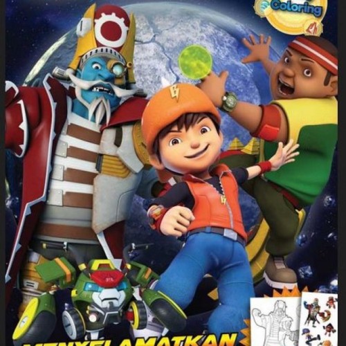 Detail Gambar Boboiboy Galaxy Lomba Mewarnai Nomer 21