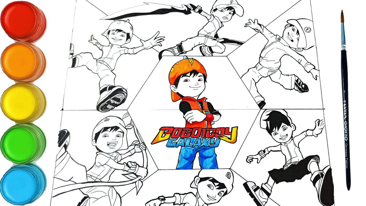 Detail Gambar Boboiboy Yang Belum Diwarnai Nomer 46