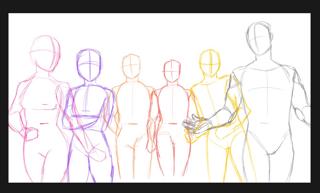 Detail Group Pose Reference Nomer 3