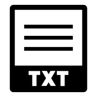 Detail Plain Text Icon Nomer 2