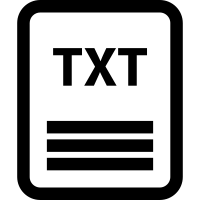 Detail Plain Text Icon Nomer 5