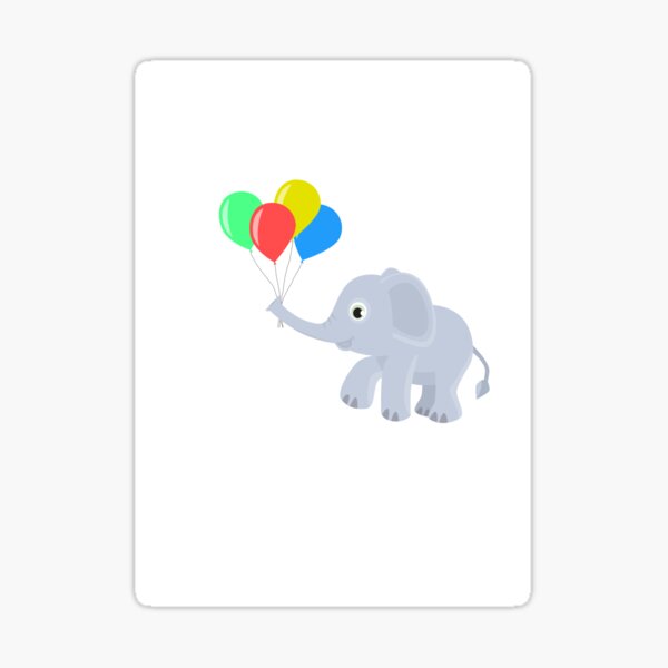 Detail Baby Elefant Mit Luftballon Nomer 10