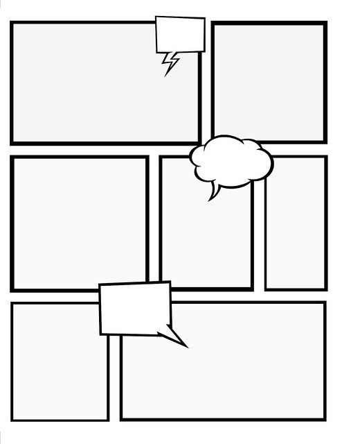 Detail Comic Collage Template Nomer 10