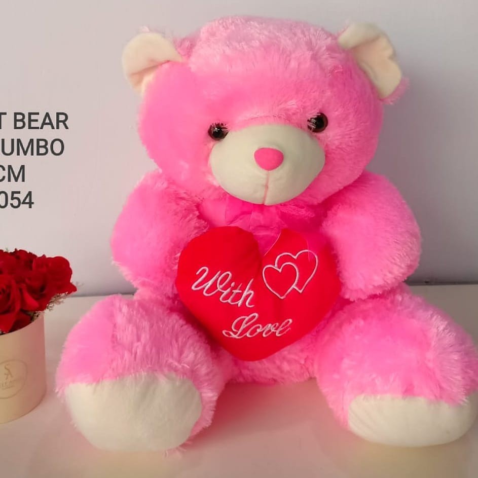 Gambar Boneka Beruang Warna Pink - KibrisPDR