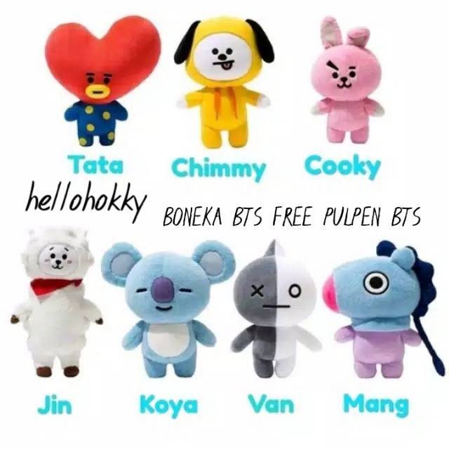 Detail Gambar Boneka Bts Chimmy Nomer 37