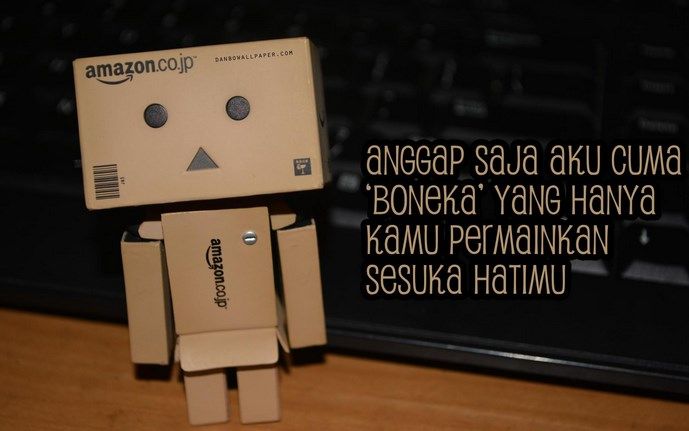 Detail Gambar Boneka Danbo Dengan Kata Kata Galau Nomer 2