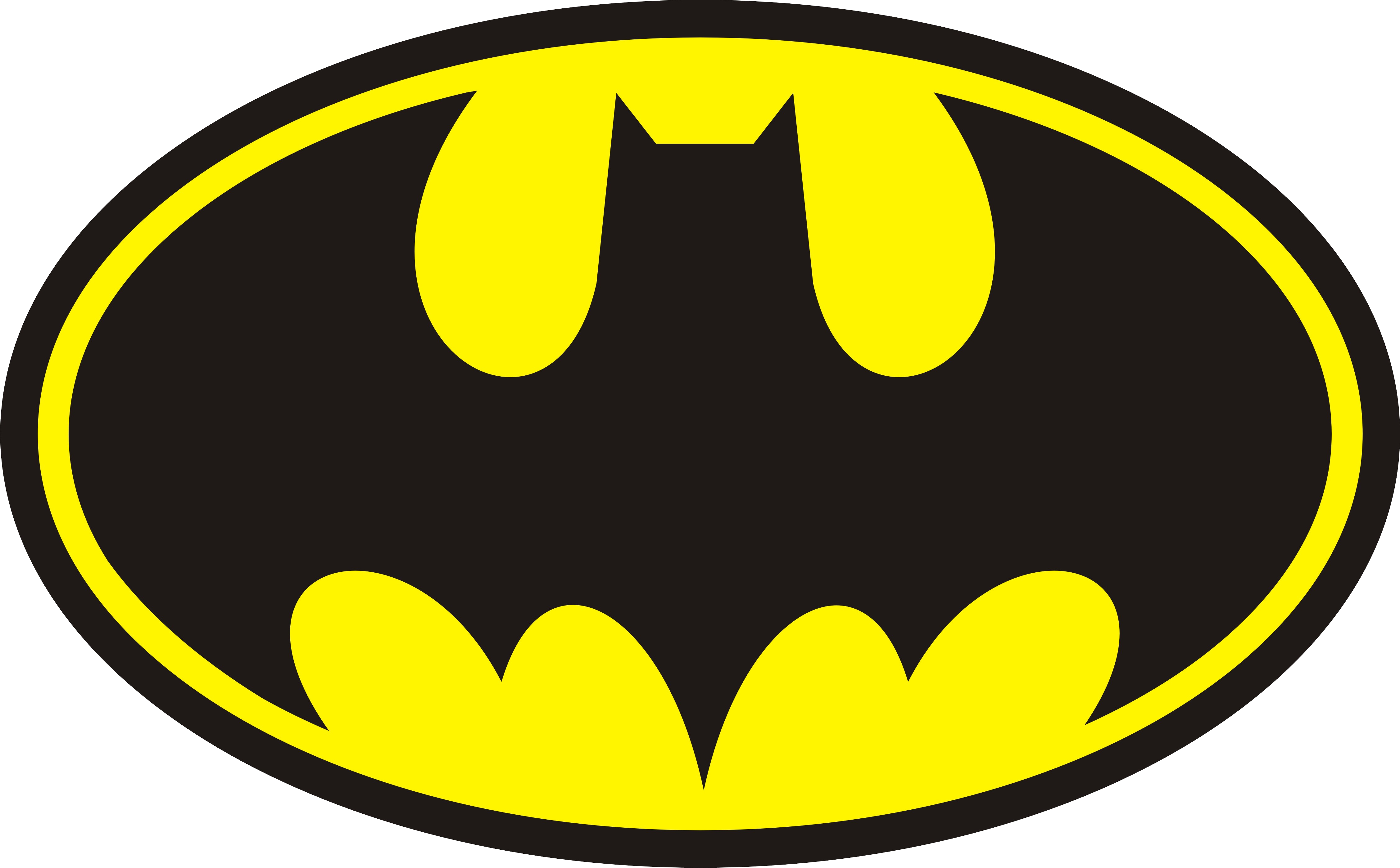 Detail Logo Batman Nomer 3