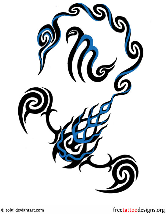 Detail Scorpion Tattoo Nomer 8