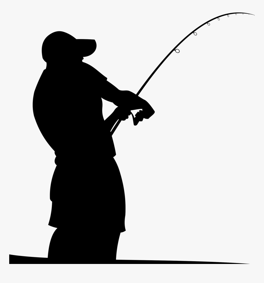 Detail Angler Silhouette Nomer 14