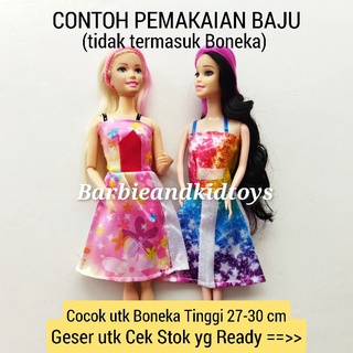 Detail Gambar Boneka Gambar Baju Gaun Pendek Lengan Pendek Nomer 27