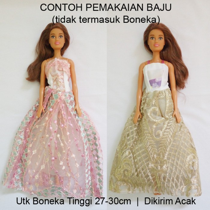 Detail Gambar Boneka Gambar Baju Gaun Pendek Warna Hitam Nomer 20