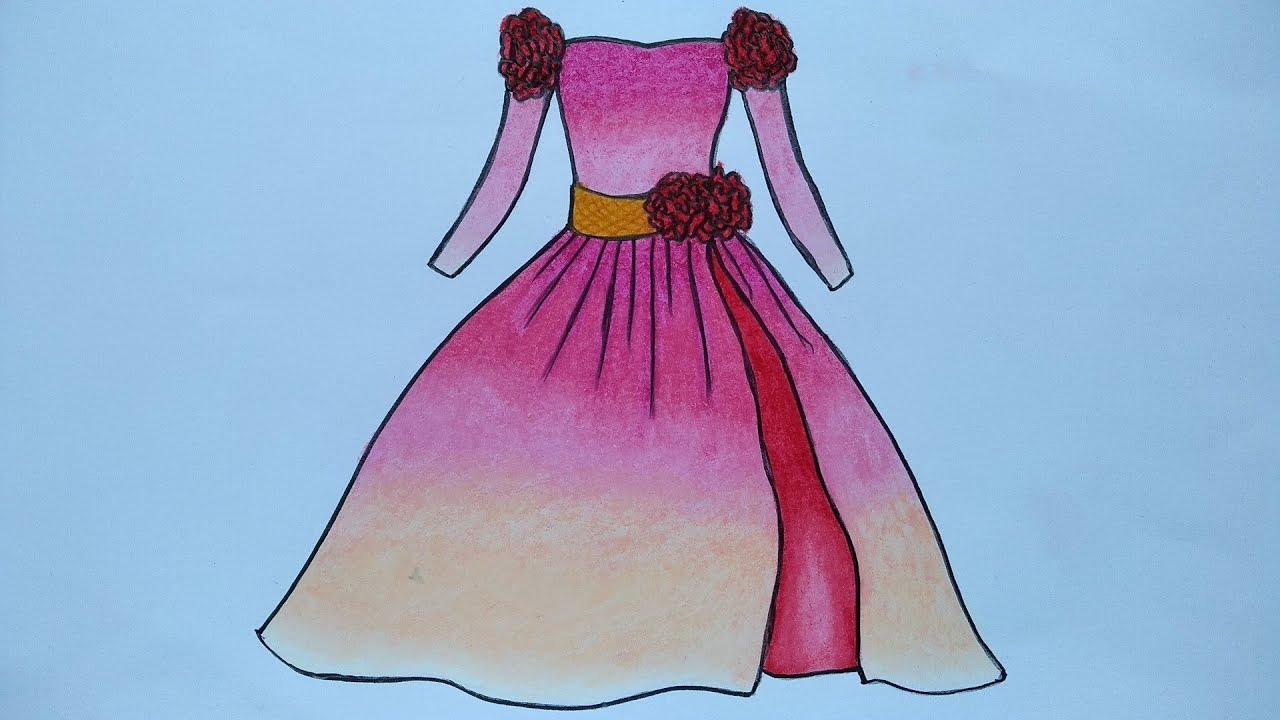 Detail Gambar Boneka Gambar Baju Gaun Pendek Warna Pink Nomer 47
