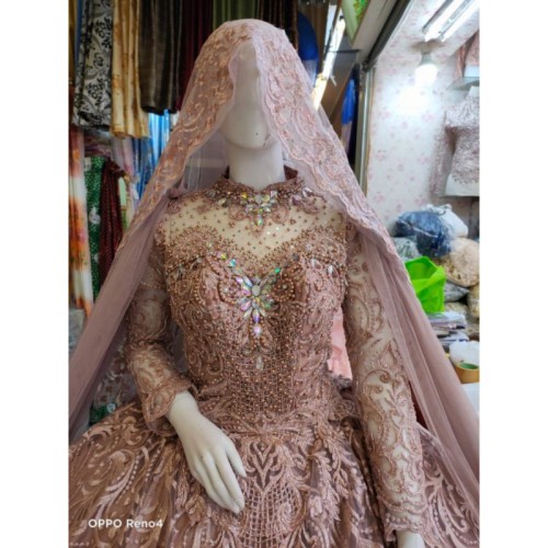 Detail Gambar Boneka Gambar Baju Kebaya Pernikahan Mewah Warna Ptih Nomer 25