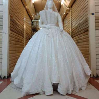 Detail Gambar Boneka Gambar Baju Kebaya Pernikahan Mewah Warna Ptih Nomer 37