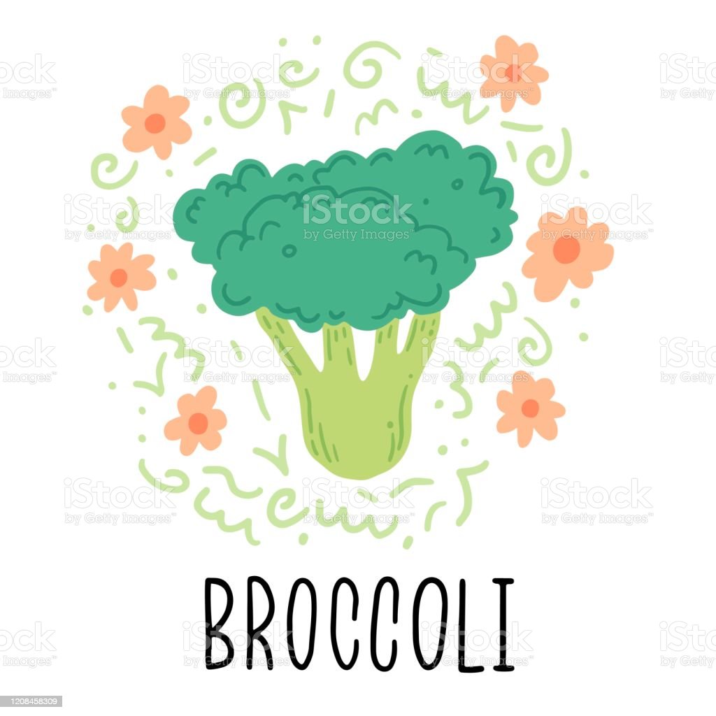 Detail Gambar Brokoli Kartun Vector Nomer 52