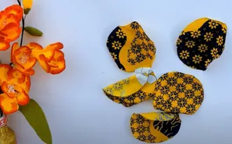 Detail Gambar Bros Bunga Dari Kain Perca Batik Nomer 49
